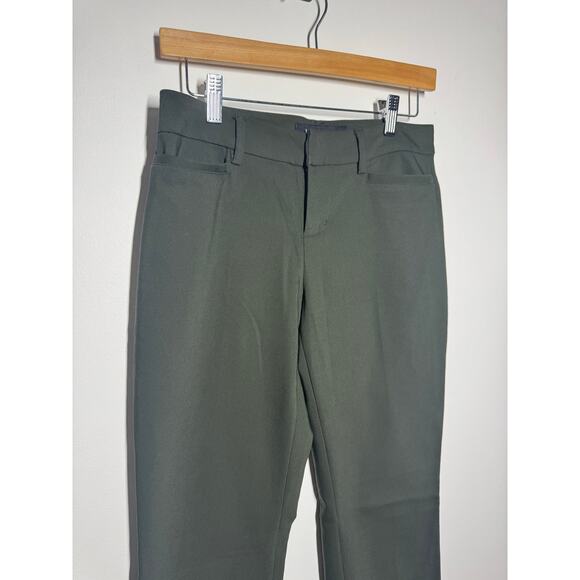 Liverpool Pant Women 2/26 Peat Green Trouser Flat Front Boot Cut Style #XM5069EA - Picture 3 of 7